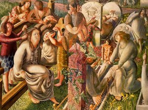 The Resurrection. Tidying — Sir Stanley Spencer