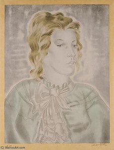 Femme En Chemise Verte — Léonard Tsuguharu Foujita