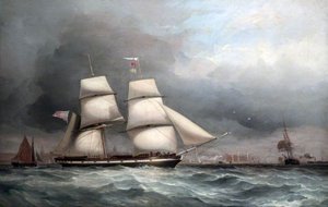 Sailing Ship in the Mersey off Liverpool