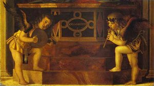 Frari Triptych. Musical Angels — Giovanni Bellini