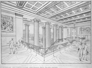 Altes Museum, Berlin: the main staircase