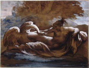 Leda And The Swan — Théodore Géricault