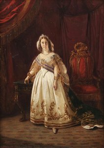 Portrait de l´impératrice du Brésil, Tereza Cristina