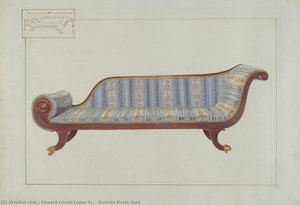 Duncan Phyfe Sofa — Edvard Lionel Loper Sr.