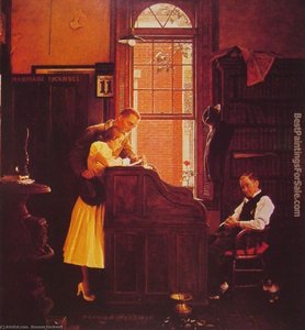 The Partygoers — Norman Rockwell