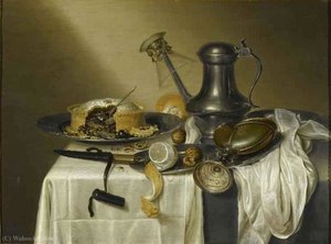 Still Life with meat pie