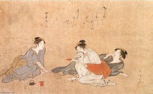 Three Drunken Women — Torii Kiyonaga