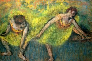Two Dancers At Rest — Edgar Degas