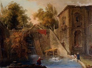 L Arbre Brise — Hubert Robert