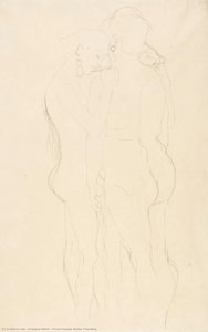 Die Drei Weiblichen Nüssen — Gustav Klimt, Vienna Secession