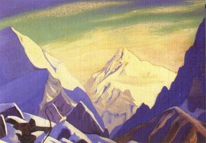 Hunting — Nicholas Roerich, Expressionism