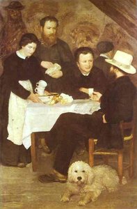 At The Inn Of Mother Anthony — Pierre-auguste Renoir, Impressionism