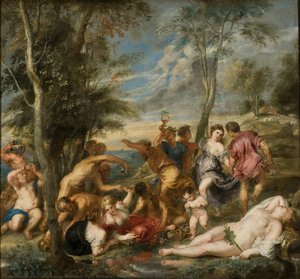 Title In Swedish: Backanal På Andros — Taller De Peter Paul Rubens, Baroque