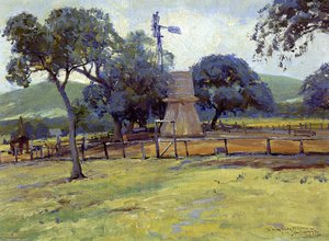 Windmill On Williams Ranch — Robert Julian Onderdonk
