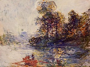 Der Fluss — Claude Monet, Impressionismus