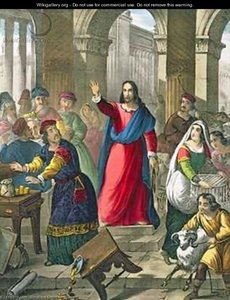 Christ Cleanses The Temple — Siegfried Detler Bendixen