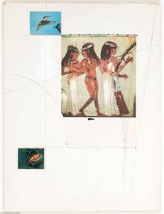Untitled (egyptian Wall Painting) — Joseph Cornell