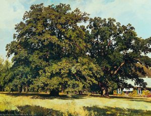 The Mordvinovo Oaks — Ivan Ivanovich Shishkin