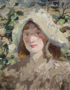 Young Woman In A Sun Bonnet — Bessie Macnicol