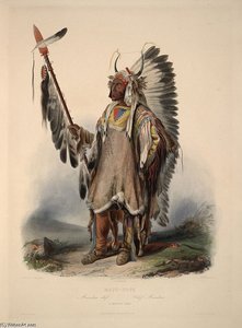 A Mandan Chief — Karl Bodmer