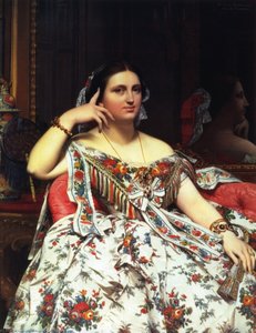 Ines Moitessier — Jean-auguste-dominique Ingres, Neoclassical Precision