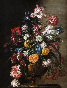 Flowers In A Vase — Жан-баптист Моньё