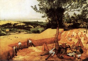 The Corn Harvest (august) — Pieter Bruegel The Elder, Northern Renaissance