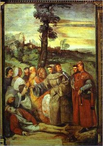The Healing Of The Wrathful Son — Titian