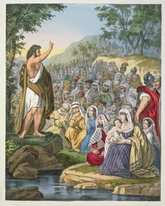 John Preaching In The Wilderness — Siegfried Detler Bendixen