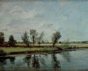 Water Meadows Near Salisbury_ — John Constable, Romantic