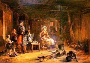 A Highland Sportsman — Aleksander Džordž Frezer, Scottish Genre Painting
