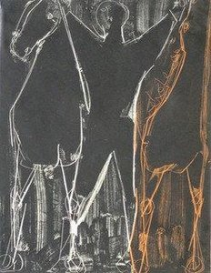 Horses And Standing Rider — Marino Marini