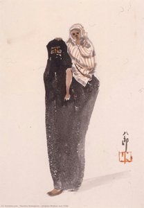 Arabian Mother And Child — Hachiro Nakagawa