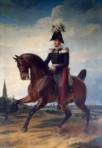 Equestrian Portrait Of Frederick William Iii — Franz Krüger