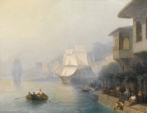 View Of The Bosporus — Ivan Konstantinovich Aivazovsky