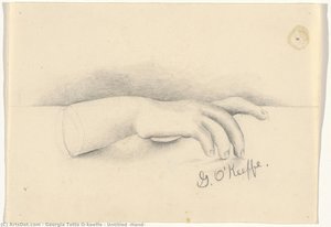 Untitled (hand) — Georgia O'keeffe, Modernism