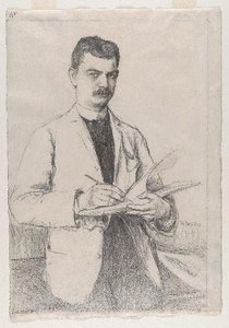 Portrait Of Charles S. Reinhart — Pascal-adolphe-jean Dagnan-bouveret