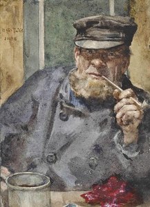 The Old Sea Dog — Henry Scott Tuke