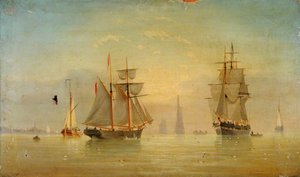 Top Sail Schooner On The Humber — William Daniel Penny
