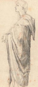 Study Of Drapery — Edward Coley Burne-jones