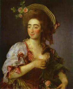 Portrait Of Anna Davia (d'avia) Bernucci — Dmitry Grigoryevich Levitsky