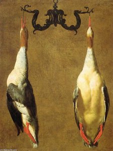Two Hanged Teals