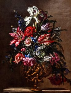 Flowers In A Vase (840.9.1) — Жан-баптист Моньё