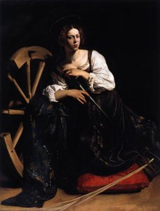 St. Catherine Of Alexandria — Caravaggio, Baroque