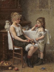 Choosing Apples — Alexei Alexeievich Harlamov