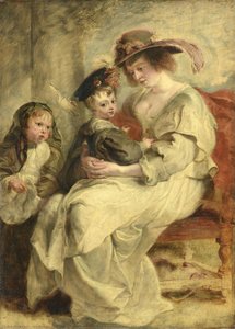 Helene Fourment With Her Children — Workshop Of Peter Paul Rubens, Baroque