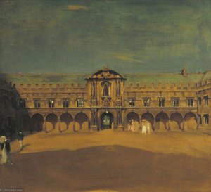 Ein Innenhof (ca. 1900) — Sir William Nicholson