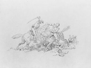 Soldiers Fighting — Emanuel Gottlieb Leutze