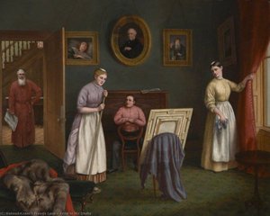 Artist in His Studio