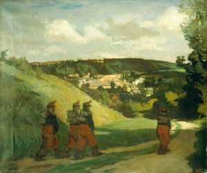 Soldiers At Cany — Уильям Орпен